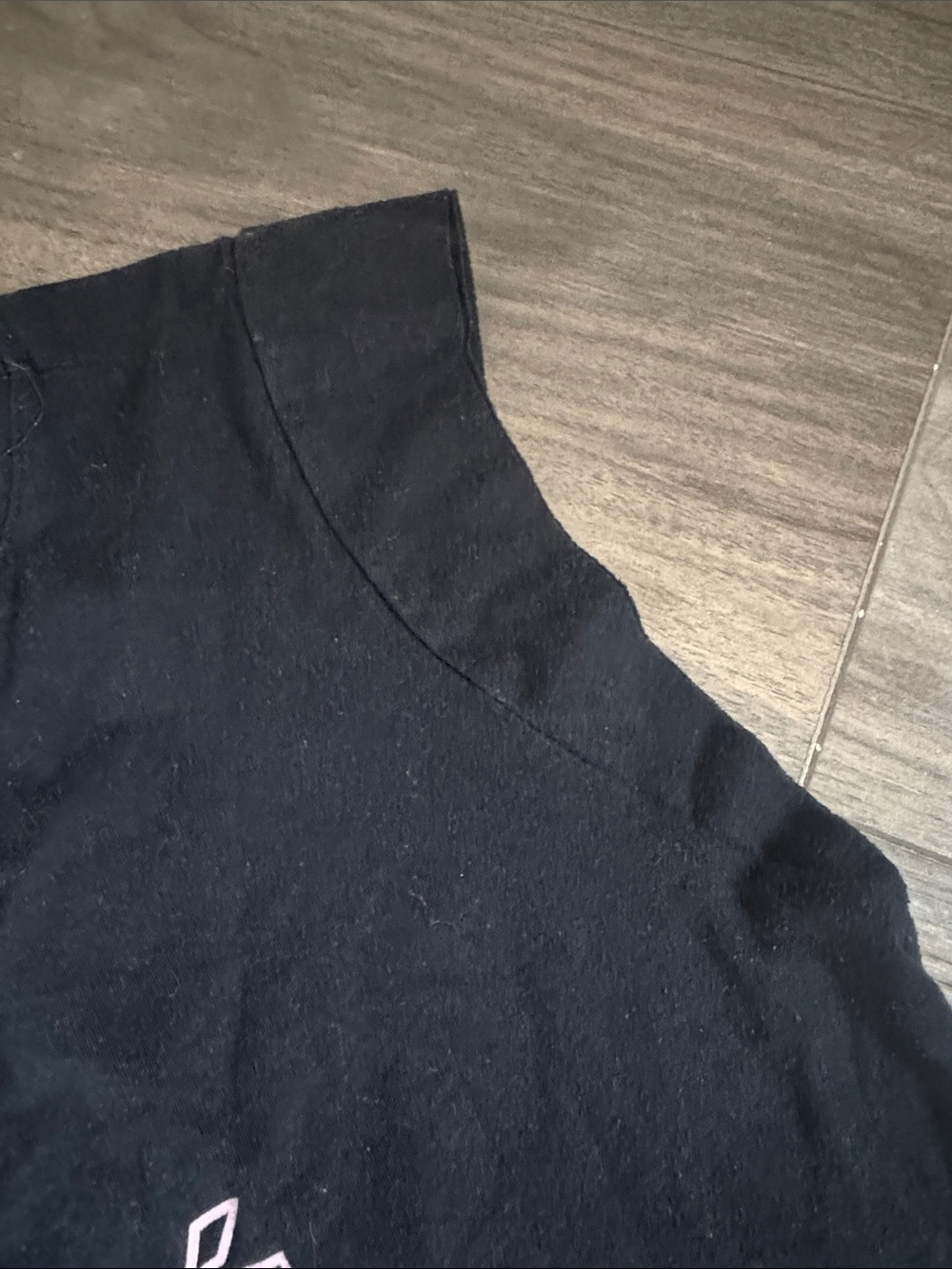 Cropped Graphic Muscle Tank - Black RUN. LIFT. ROSÉ - Picture 4 of 5